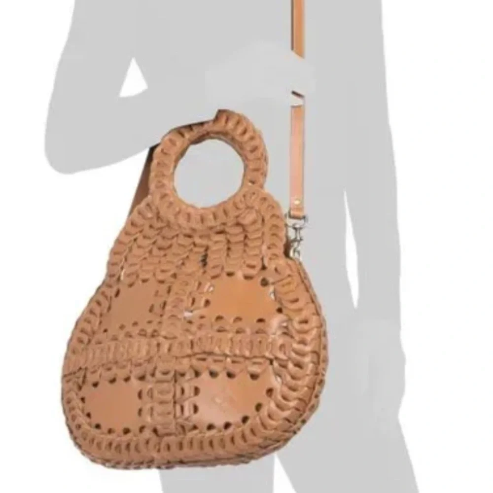 Patricia Nash Pisticci Chainlink Leather Shoulder Bag - Picture 2 of 6